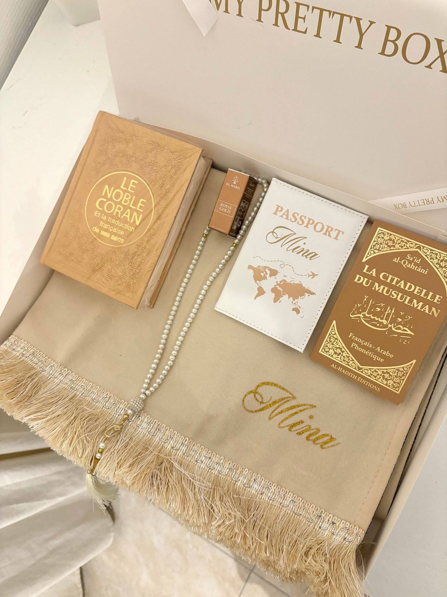 Coffret tapis turc or