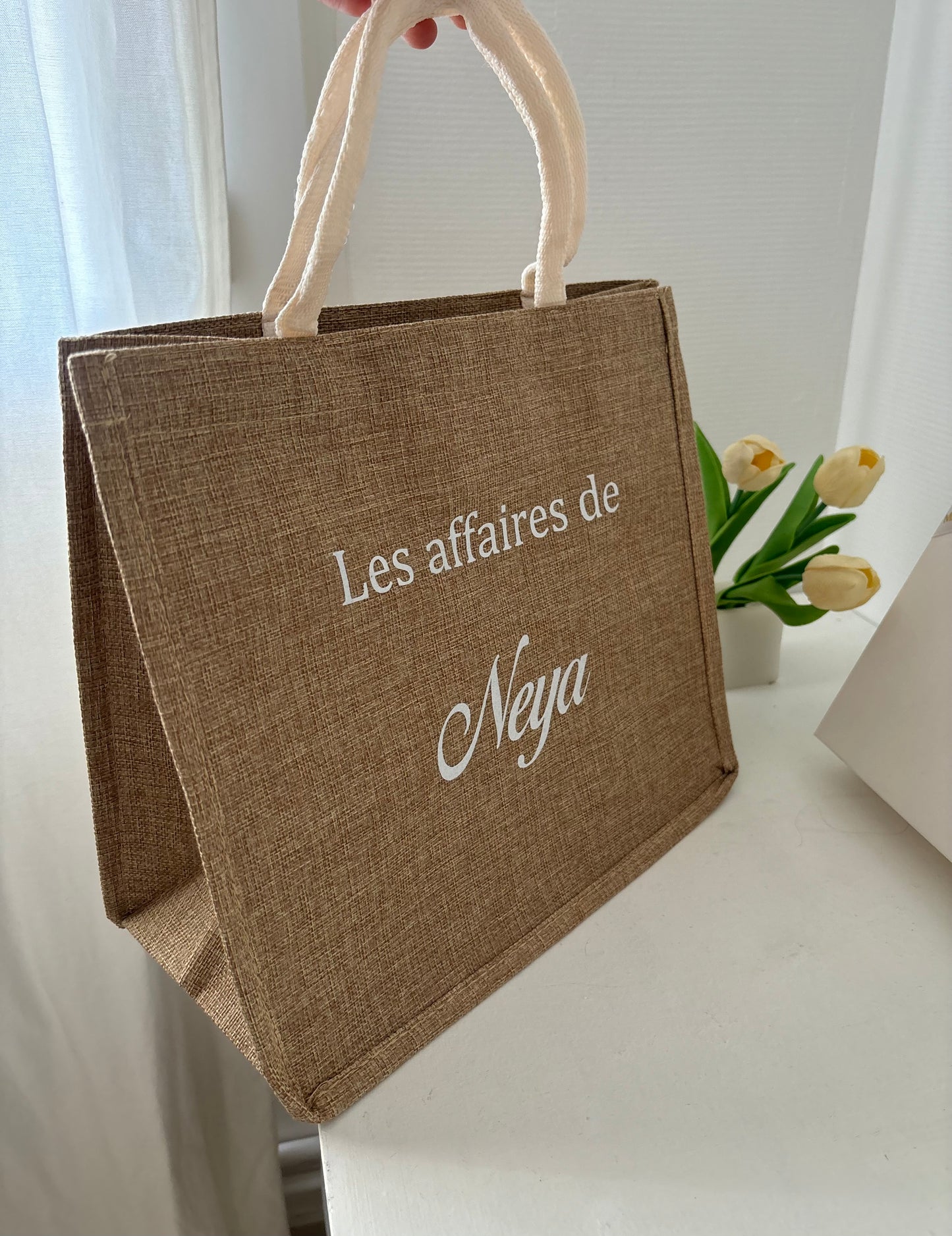 Sac personnalisé blanc