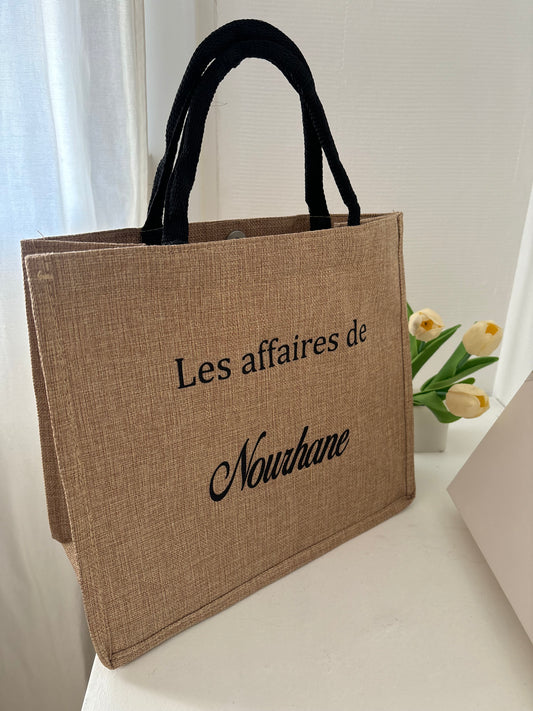 Sac personnalisé noir